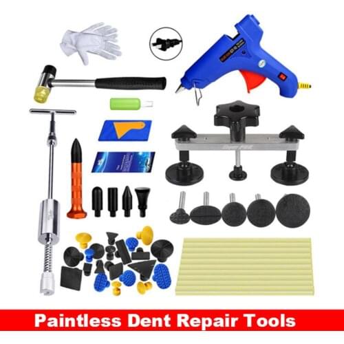 50PCS Tools For Car Instrument Kit Body Repair Kit Dent Removal Kit Dent Lift Tool Suction Cup Set For Car Dents