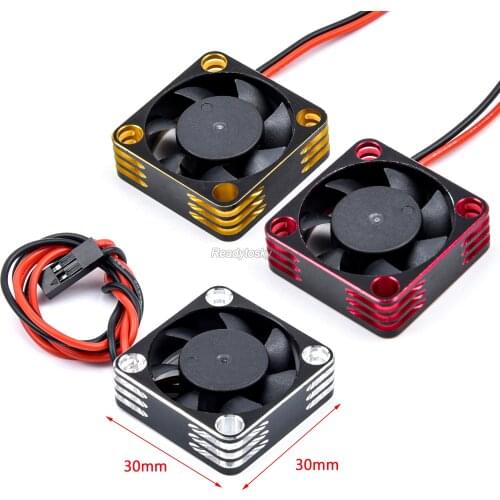 Aluminium Cooling Fan 10000RPM Heat Dissipation 30mmx30mm for 540 Brushless Motor Drone Accessories RC Parts