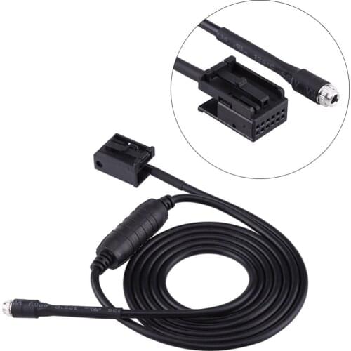 Auto Car Black Female Auxiliary Adapter Cable For BMW E85 E86 Z4 CD X3 E83 12 Pin Line For Ipod Adapter car Repair special tools