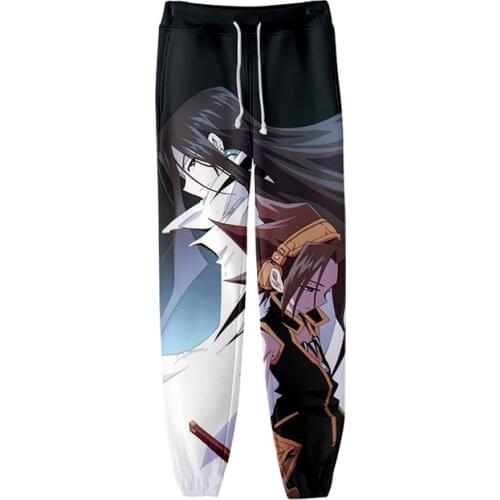New Harajuku Anime Shaman King Japan Cartoon 3d Print Sport Jogger Harem Pant Casual Men Women Long Loose Trousers Fitness Pants