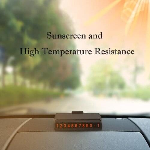 Night Light Digital Temporary Car Number Car Parking Card Number Plate Parking Telephone Car Numbers Moving License Plate