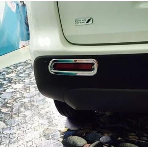 For Suzuki Vitara Escudo 2015 2016 ABS Chrome Rear Fog Light Lamp Cover Foglight Protector Auto Parts