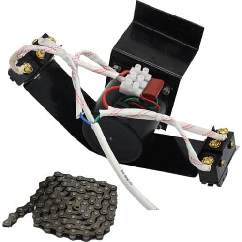 1 pcs 220V OR 110V Motor With Gears Automatic Egg Turning System Chain Length 100cm Chick Hatching Incubator Accessories