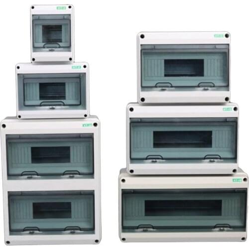 1PC HT Series 5 8 12 15 18 24 Ways Household Illumination Electrical Distribution Box Outdoor Waterproof Junction Wire Box