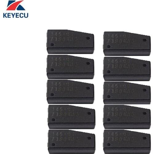 KEYECU Pack of 10 , Locked 4D60 Transponder Chip Carbon Pg1:50 (TP29) 40 Bit for Toyota Lexus