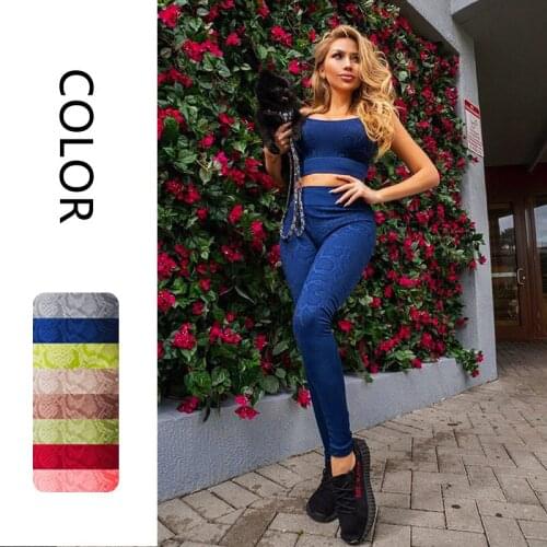 Snake Pattern Yoga Set Woman Seamless Fitness Suit Gym Workout Set Sportswear Sports Bra High Waist Leggings Set Woman 2 Pieces