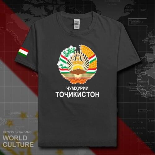 Tajikistan men t shirt fashion 2018 jerseys nation team 100% cotton t-shirt gyms clothing country tees sporting Tajik TJ new 20