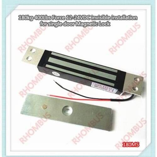 180kg 400lbs Force 12vdc Invisible Installation for Single Door Magnetic Lock
