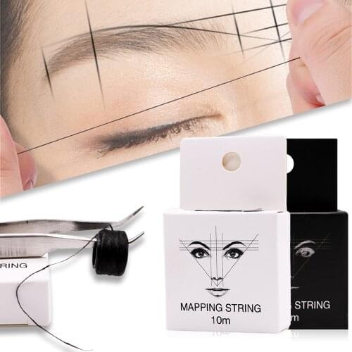 10m Tattoo thread Eyebrow Marker thread Tattoo Brows Point Pre Inked Brow Tattoo Pre-Inked Mapping String Eyebrow Thread makeup