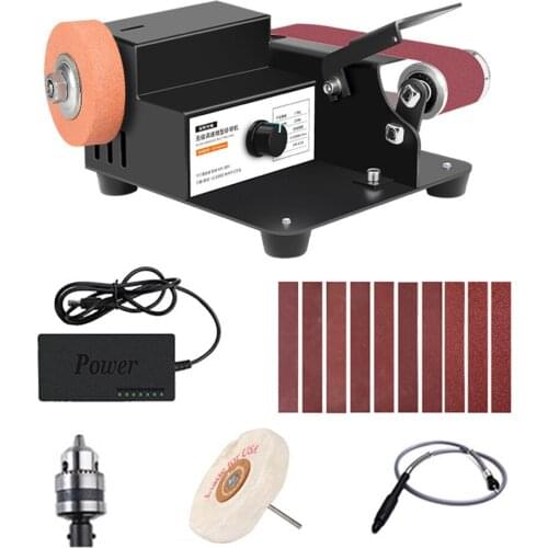 250W Mini Electric DIY Polishing Machine Multi-function Quick Grinding Machine Fixed Angle Grinder Stepless Speed Regulation