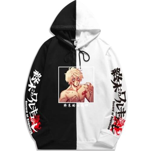 Japan Anime Record Of Ragnarok Hoodie Summer man Hoodie Print Double Color Hoodies Pullover Sweatshirt Harajuku Thin Clothing