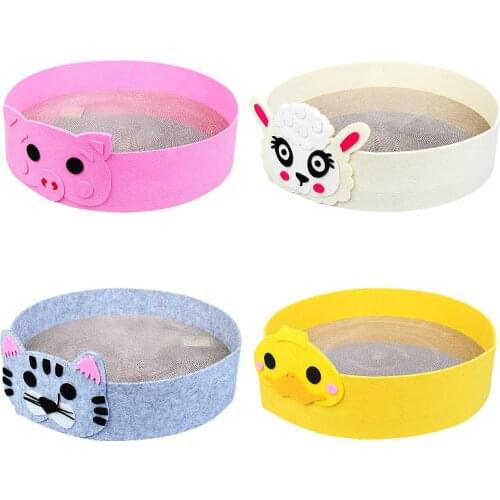 All Season Cat Nest Felt litter Flower Cat nest Chihuahua Pomeranian Beds Foldable Mats Blankets Pet Supply