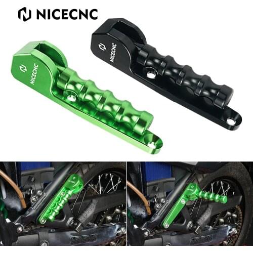 NiceCNC Anodized Center Stand Lift Lifting Raised Handle Kit Aluminum For Kawasaki KLR650 KLR 650 08-2018