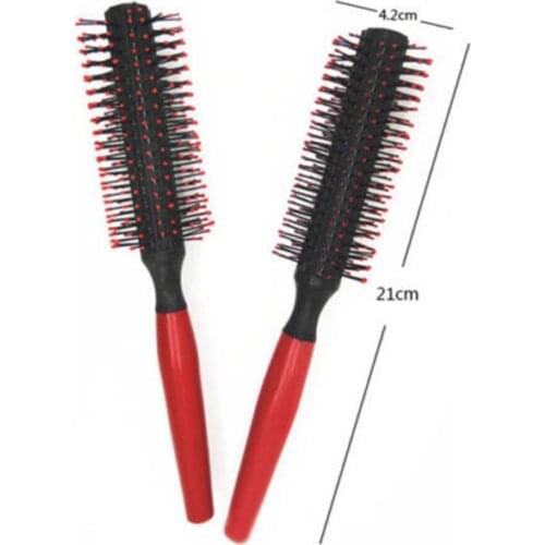 1pc Hot Sale Red Plastic Styling Tools Hair Care Brushes Heat Resistant Curly Hair Styling Hairdressing