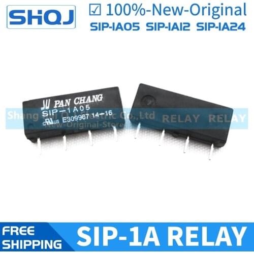 Relay SIP-1A05 SIP-1A12 SIP-1A24 SIP SLP -1A 05 12 24 Brand new and original