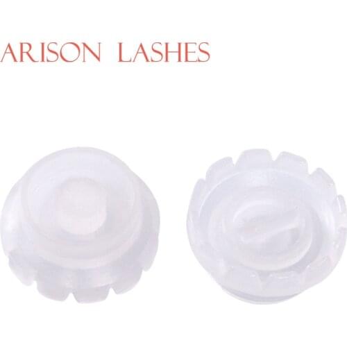 Arison Lashes 100/200 Pcs Grafting Eyelash Cup Eyelash Grafting Eyelash Blossom Cup One Second Flowering Sun Flowering Glue Cup