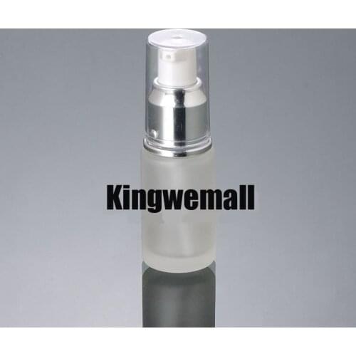 120pcs/lot 20ml frosted glass press pump bottle ,lotion bottle , Cosmetic Packaging EL04