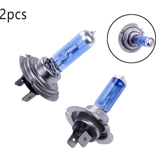 2PCS Car Headlights H7 100w Xenon Hid Super White Effect Look Headlight 6000k Lamps Light Bulbs 100W 12V