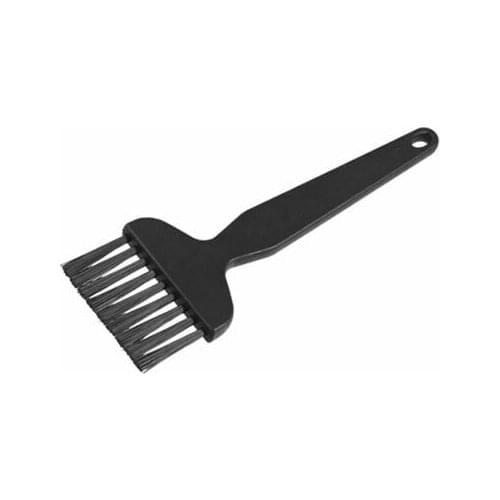 4.5 x 0.3cm Plastic Flat Handle Black Anti Static ESD Brush