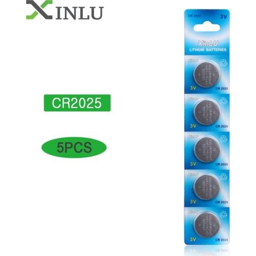 5pcs CR2025 ECR2025 DL2025 BR2025 2025 KCR2025 L12 button cell coin Battery