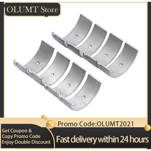 8Pcs Size 30mm~28mm Engine Parts Connecting Rod Bearing For HONDA VFR400RR VFR400 VFR30 NC30 RVF400 RVF35 NC35 MLO KY2 KT8