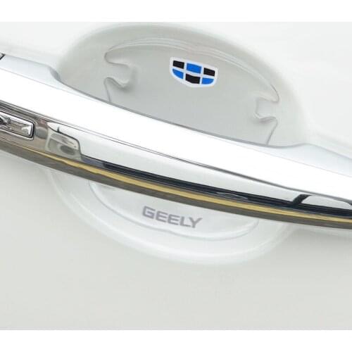 Car Transparent Anti-scratch Fandle Door Bowl Sticker For Geely Atlas Coolray Mk Cross Boyue NL3 X6 EX7 Emgrand X7 SUV GS GT GC9