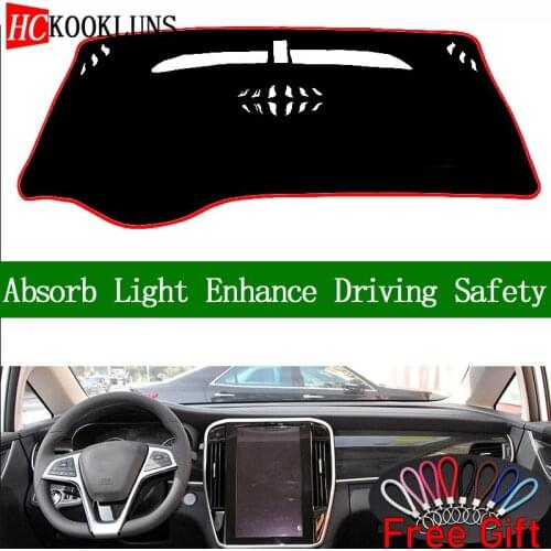 For BYD SONG MAX 2017 2018 2019 Dashboard Cover Sun Shade Dash Mat Pad Carpet Car Stickers Interior Accessories