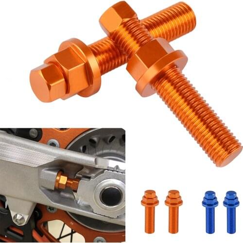 CNC Chain Adjuster Bolt Nuts For KTM 105 125 200 250 300 350 390 450 530 SX SXF EXC EXCF 2007-2021 2020 2019 2018 2017 2016