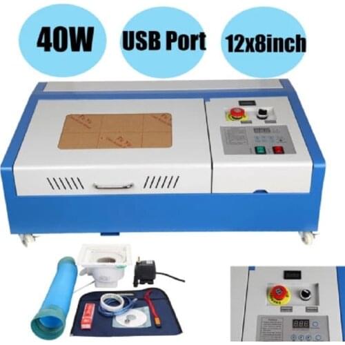 CNC Laser Cutter Co2 Laser Engraver Laser Engraving Machine K40 USB Interface Upgraded 40W 300x200mm CorelDraw For Wood Acrylic