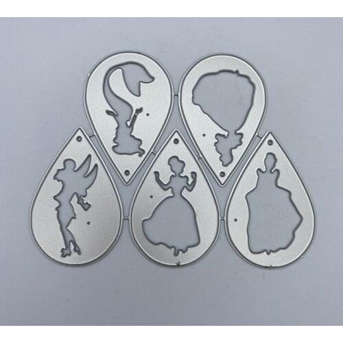 Metal Cutting Dies Stencils Princess and angel DIY Scrapbooking Die Cuts Greeting Card Decor Embossing Folder Cut