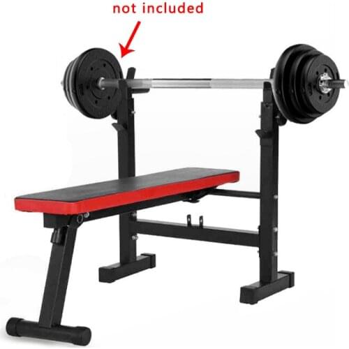 Multifunctional Weight Bench Barbell Rack Weightlifting Bed Folding Barbell Lifting Training Bench Bracket Bench Press Frame
