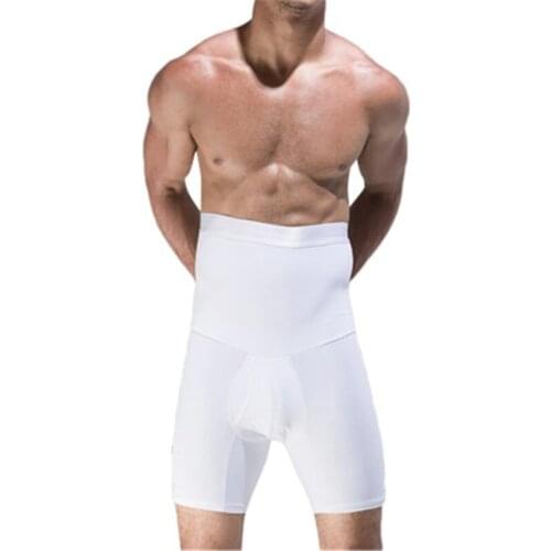New Men Tummy Control Shapers High Waist Slimming Underwear Body Shapers Seamless Belly Girdle Boxer Briefs Men Shapewear