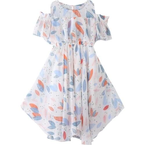 Girls' Dress Summer Clothes New Childrens Dress Foreign Style Big Kids Girl Princess Baby Girl Dress 5 6 7 8 9 10 11 12 Ages