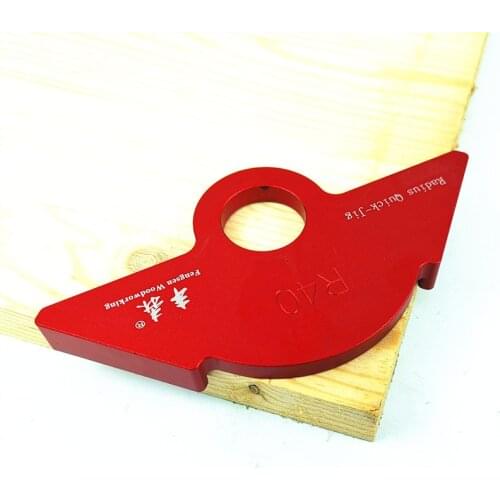 R20/30/40 Trimming engraving machine R Angle Round Corner Round Arc Woodworking Semicircle Quick Positioning Template Tools