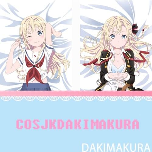 High School Fleet Wilhelmina Anime Girls Dakimakura Body Hugging Pillow Cover Otaku Pillow Case High Quality Decor Cosplay Gift