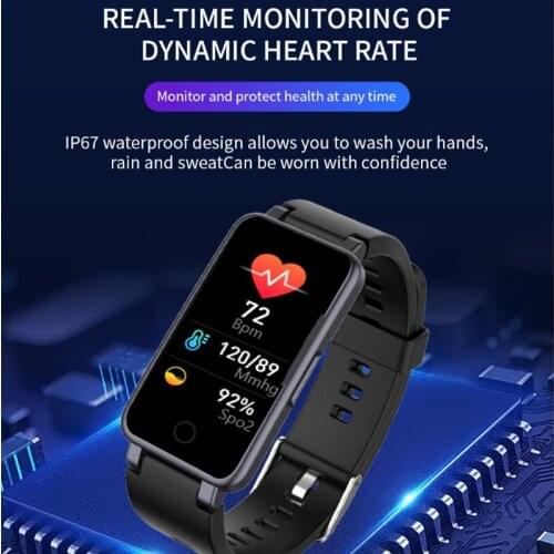 C2 Plus Smart Watch 1.14 Inch Waterproof Smart Watch Men Women Sports Fitness Tracking Smart Bracelet For iOS Android 2021