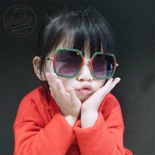 2020 New Kids flower Sunglasses Boys Girls Baby Infant Fashion Sun Glasses Eyewear Children Shades Luxury Sun glasses QA158