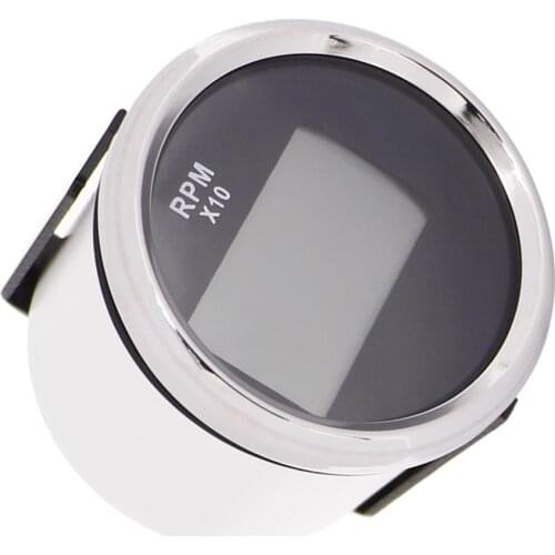 Tachomet for Boat Car Truck Motorcycle LED Digital Tachometer Engine Hourmeter Marine RPM Meter Waterproof