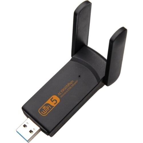 1900Mbps USB 3.0 WiFi Adapter 2.4GHz 5.0GHz External Wireless Network Card Dual Band Wifi Receiver Adapter for Desktop