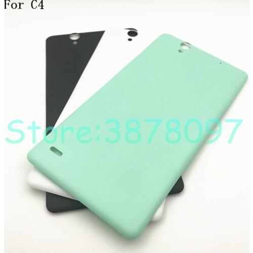 Original Battery Cover Replacement Parts For Sony Xperia C4 E5303 E5306 E5353 E5333 Rear Battery Door Back Cover Housing+Logo