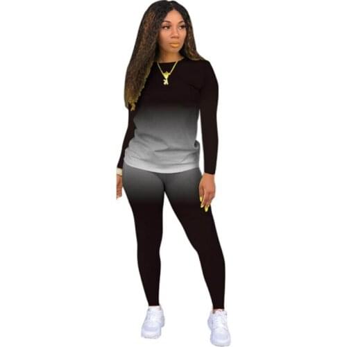 2 Pieces High Quality Comfortable Material Womens Tracksuit Womens Suit Tight-fitting Leisure Sports Suit Lightweight