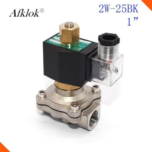 1inch 12V 220v Electric Solenoid Valve N/O Normally Open High Temperature For Gas Water Air Valve