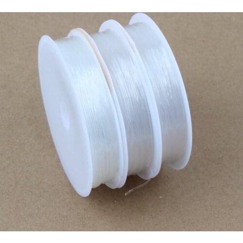 1Roll 0.4-1.0MM Crystal DIY Beading Stretch Cords Elastic Line Jewelry Making Supply Wire String jeweleri thread String Thread