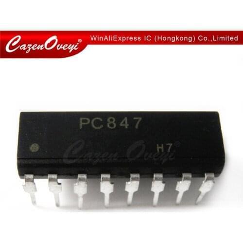 10pcs/lot PC847 847 LTV847 LTV-847 DIP-16 SMD-16