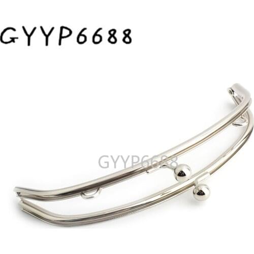2-10-30 pieces 21*7.5cm Silver Aluminum bag handle frame handbag handles accessories bag handle handles