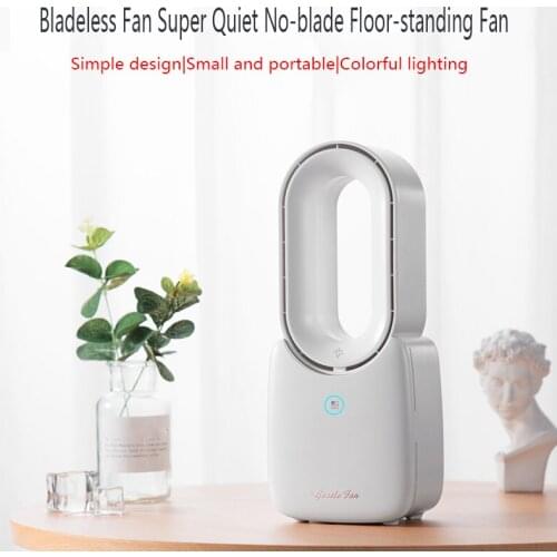 2020 new Mini Portable Bladeless Personal Fan Touch Control Air Multiplier with LED Light