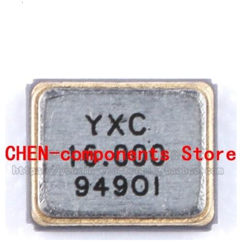 5pcs SMD passive crystal oscillator YSX221SL 16MHz 10ppm 9PF X252016MLB4SI/2520_4P