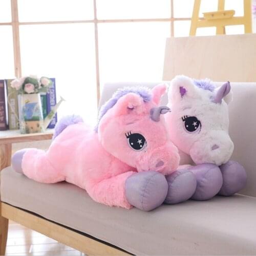 85cm/100cm Ponies Plush S Giant Animal Horse Soft Io Peluche Stuffed Toy Unicorn Soft Horse Plush Ponies Doll