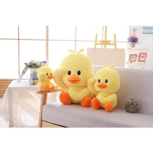 Big Cute Cartoon Yellow Duck Plush Toy Duck Toy Stuffed Animals Plush Dolls for Kids Children Gifts Christmas Toys for Children