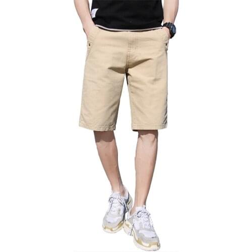 100% Cotton Cargo Pants Multi Pocket Mens Casual Sports Five Division Pants In Summer Basketball Shorts Streetwear Men 5 Color